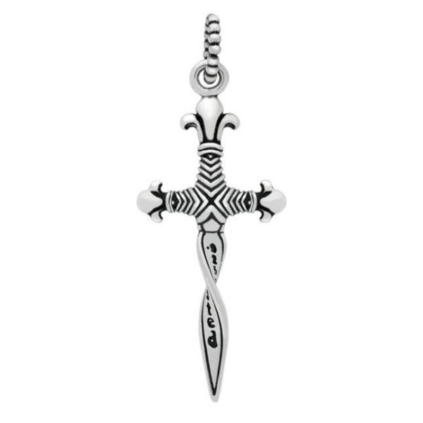 Pandant argint 925 sabie TWISTED BLADE [2]